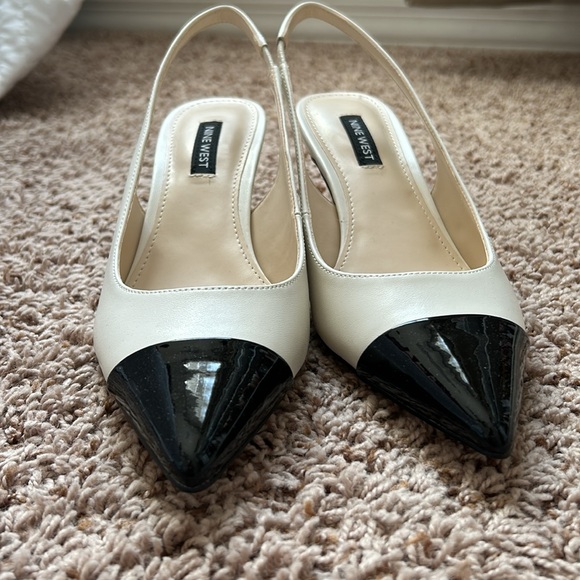 Nine West Cap Toe Slingback Pumps - Picture 2 of 4
